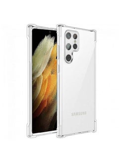 Buy Shockproof Gorilla Bumper Soft TPU Case Cover for Samsung Galaxy S22 Ultra 5G Clear in Saudi Arabia