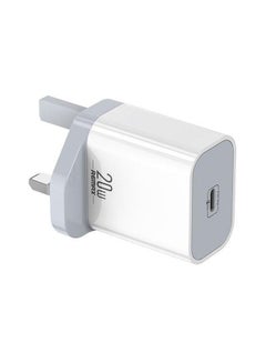 Buy Type C Fast Wall Charger White in Saudi Arabia