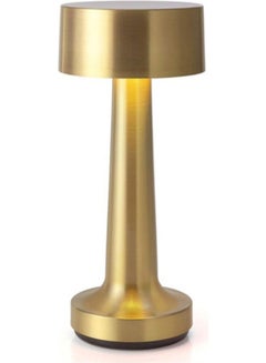 Buy USB Charging Table Lamp Bar Restaurant Coffee Mobile Desk Lights Touch Sensor Cordless Lighting Bedside Decor Night Gold 22 x 8cm in Saudi Arabia