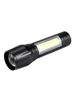 Buy Flashlight Lamp Hand Torch USB Charge Outdoor Tactical Black/Yellow in Egypt