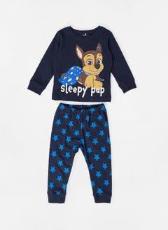 Buy Boys Paw Patrol Pyjama Set Navy in UAE