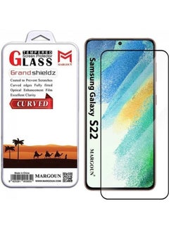 Buy Screen Protector For Samsung Galaxy S22 5G Clear/Black in UAE