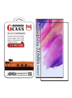 Buy Screen Protector For Samsung Galaxy S22 Ultra 5G Clear/Black in Saudi Arabia