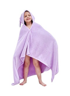 Buy Kids Bath Towels With Hood Blanket Bathrobe - Purple in Egypt