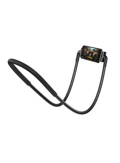 Buy Flexible Lazy Neck Phone Holder Stand For iPhone Universal Mobile Phone Mount Bracket For Samsung Tablet Cellphone Holder Black in Saudi Arabia