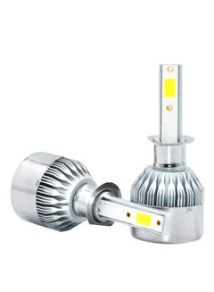 Buy 2-PIece 200W H1 Headlight Bulb 20000 Lumens LED Light in UAE