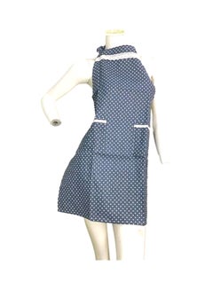 Buy Kitchen Apron With Adjustable Neck Blue 27x22cm in Egypt