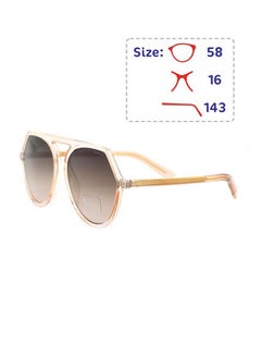 اشتري UV Protection Asymmetrical Frame Sunglasses with Case للنساء في السعودية