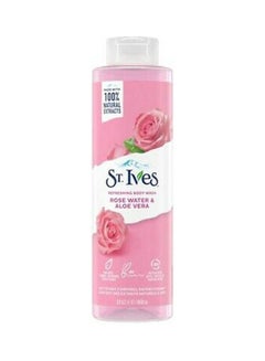 Buy Body Wash Rose & Aloe Vera Multicolour 650ml in UAE