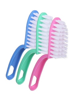 Buy Plastic Fish Cleaning Brush Set 3 Pieces Multicolor in Egypt