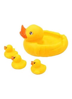 اشتري Baby Rubber Race Squeaky Ducks Family Bath Toy Kid Game في مصر