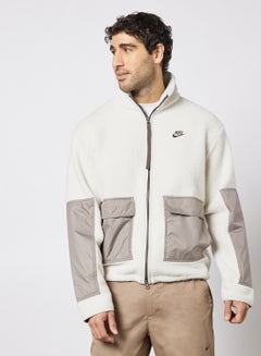 اشتري Sportswear Essential Full Zip Jacket Beige في الامارات