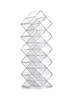 Buy Clear Acrylic Fish Shape Lipstick Organizer Tower, Lip Gloss Storage Holder Stand For 16 Lip Sticks, Perfect For Makeup Cosmetic Vanity And Dresser Display Clear in Egypt