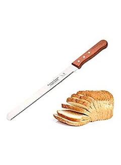 Buy Serrated Knife Cutting Bread Brown 42.5cm in Egypt