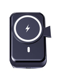 Buy Magnetic Wireless Car Charger Compatible With Apple iPhone 12/13 Series Black in UAE