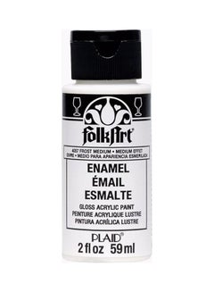 اشتري Enamel Frost Medium Acrylic Paint White في الامارات