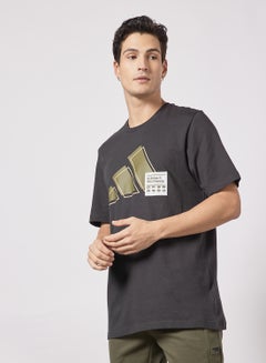 Buy Graphic Short Sleeve T-Shirt Black in UAE