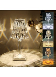 Buy Modern Crystal Table Lamp Clear 26cm in Egypt