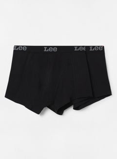 Buy Logo Boxer Briefs (Pack of 2) Black in Saudi Arabia