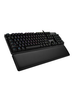 اشتري لوحة مفاتيح ميكانيكية G513 للألعاب بإضاءة RGB ومفاتيح نقر جي إكس بلو ومنفذ USB أسود في الامارات