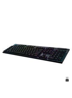 اشتري لوحة مفاتيح ميكانيكية G915 لايت سبيد بإضاءة RGB للألعاب أسود في الامارات