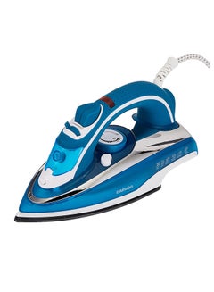 Buy Steam Iron With Ceramic Soleplate, Anti-Drip, Anti-Calc, Auto Shut-Off, Self Clean, Spray & Steam Function Korean Technology, 310 ml 2200 W DSI2020B Blue in UAE