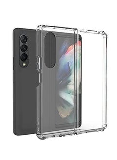 Buy Unique Crystal Case Cover For Samsung Galaxy Z Fold 3 Clear in UAE