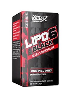 Buy Ultra Concentrate Lipo 6 Black Nutrex in Saudi Arabia