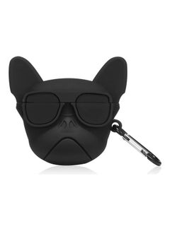 Buy Protective Case Cover For Apple AirPods Pro Black Cool Dog in UAE