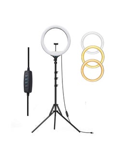 Buy 14 inch LED fill Ring Light With Adjustable Tripod Stand Multicolour in Egypt