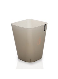 Buy Square Trash Can Grey 23x23x30cm in UAE