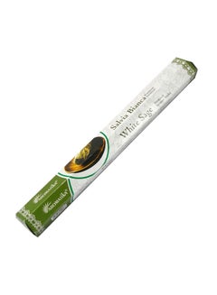 Buy 20-Piece Natural Sage Hexa Incense Sticks White 20grams in UAE