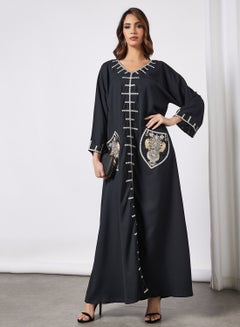 Buy Embroidered Abaya Black in Egypt