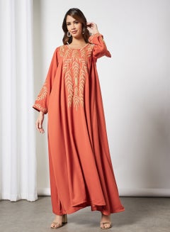 Buy Embroidered Abaya Brique in Egypt