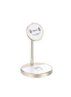 Buy iPhone14 Wireless Charger, 40W High Output Wireless Charging Station With 15W Magnetic Wireless Charger, 20W USB-C Power Delivery and Anti-Slip 5W AirPods Wireless Charger Pad for iPhone 12, AirPods Pro, USB Devices, AuraBase-PD20 UK Gold in UAE