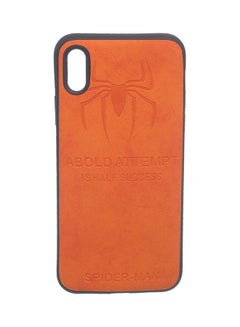 اشتري Back Cover For Apple Iphone X Orange في مصر