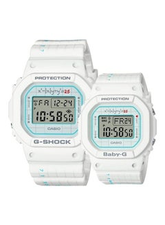 Buy G-Shock and Baby-G Couples Limited Models Resin Band Digital Analog Watches LOV-21B-7DR in Saudi Arabia