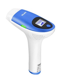 Buy IPL Epilator Hair Removal Permanent Device Blue in Saudi Arabia