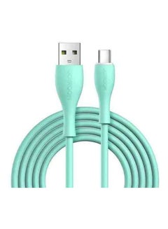Buy S-2030M8 Bowling Series Type-C Fast Charging And Data Cable Green in UAE