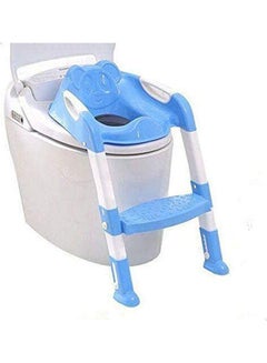 اشتري Icome Safety Adjustable Ladder Seat Chair Baby Toddler Kids Potty Training Toilet Step في السعودية