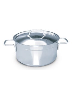 اشتري Sauce Pan With Premium  Lid Silver 24cm في السعودية