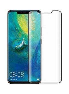 اشتري Curved Tempered Glass Full Glue Screen Protector Edge To Edge Huawei Mate 20 Pro Black في مصر