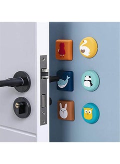 Buy Door Stopper Wall Protector 6 Pcs Multicolour in Egypt