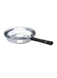 Buy Stainless Steel Kadai Pan 22cm (DKP 22W) - Well Polished Exterior, Easy to Pour Flared Rim, Uniform Heat Distribution, Oven Safe, Healthy Non-Stick Interior, Corrosion & Stain Resistant, Easy to Clean Silver 22cm in Saudi Arabia