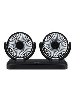 Buy Car fan with child-safe design  double head 360-degree rotation powerful and quiet  works on car lighter in Egypt