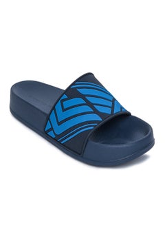 Buy Casual Men Slippers Navy in Saudi Arabia