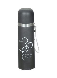 اشتري Mickey Mouse Printed Stainless Steel Thermos Flask Black 550ml في مصر