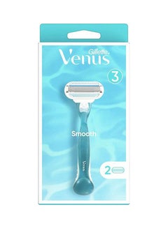 Buy Venus Close & Clear Original Razor With 2 Refill Blades Multicolour in Saudi Arabia