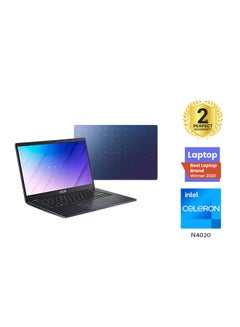 Buy E410MA-EK948T Laptop With 14-Inches HD Display, Dual Core Intel Celeron N4020 Processor 1.1GHz/4GB DDR4/Intel UHD Graphics 600/256GB SSD/Windows 10 English Peacock Blue in UAE