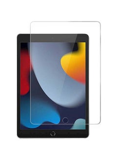 Buy Tempered Glass Screen Protector For Apple iPad (2019) 10.2-Inch Clear in Saudi Arabia